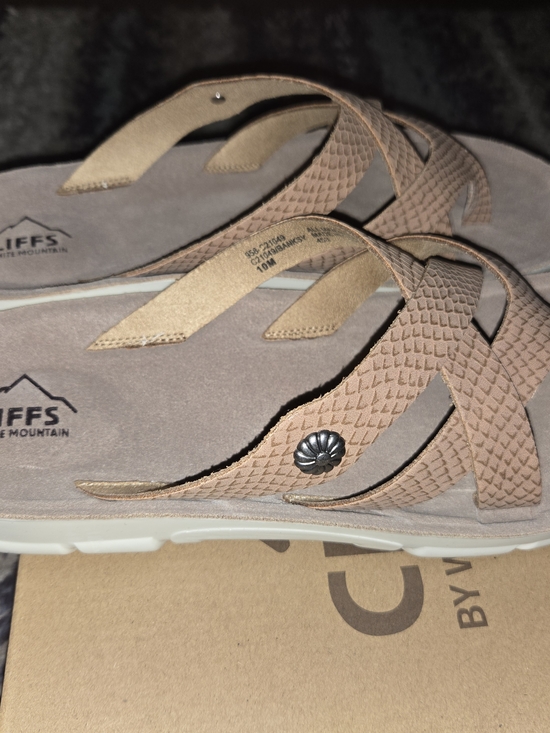 Cliffs by WHITE MOUNTAIN Shoes - Cliffs Woven Strap Sandals in Dusty Rose